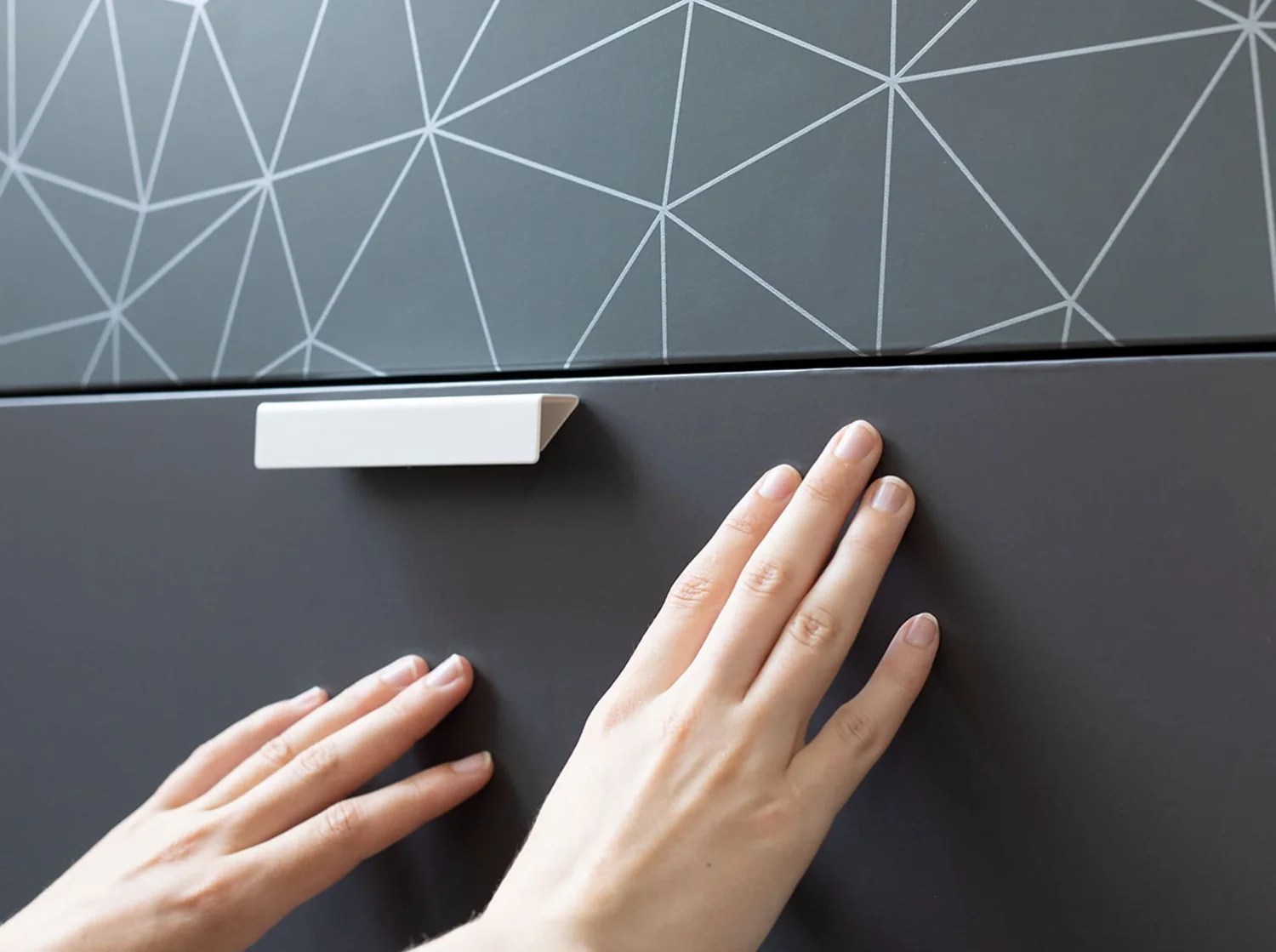 Dekorfolie 346-0675  Antrazitt RAL 7012 matt 45cm x 2m