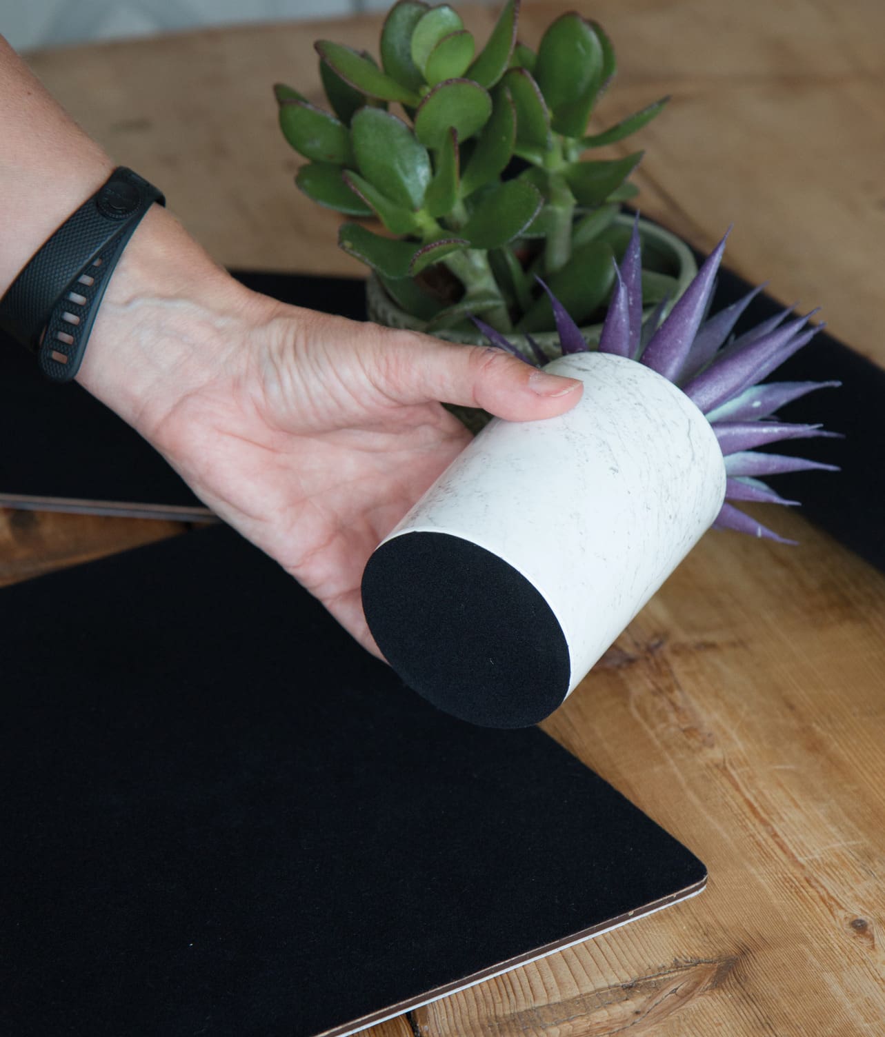 Dekorfolie 348-0005  Velour svart 45cm x 1m