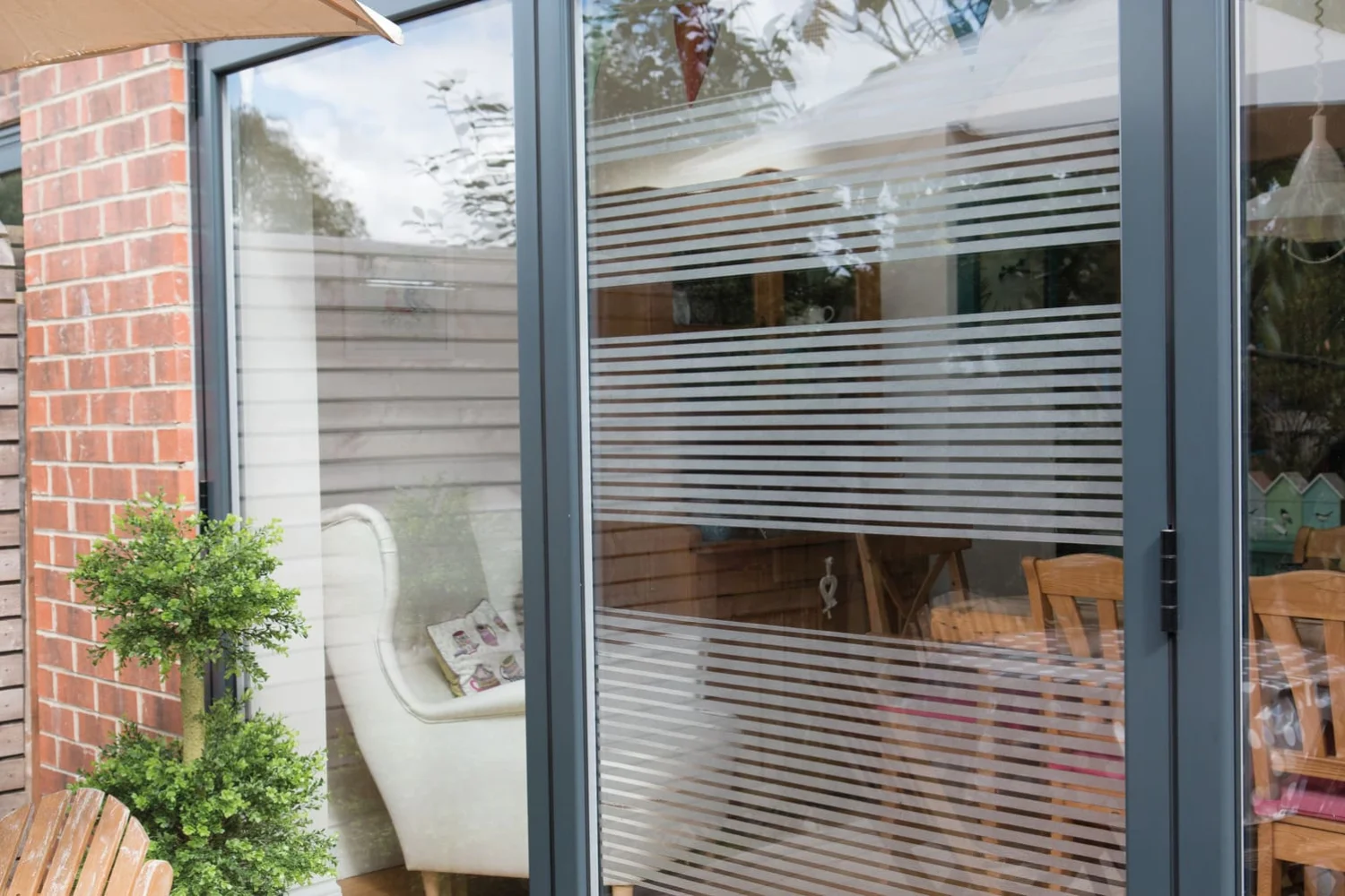 Vindusfolie 321-7002   Window Stripes Clarity 7,5cm x 2 m