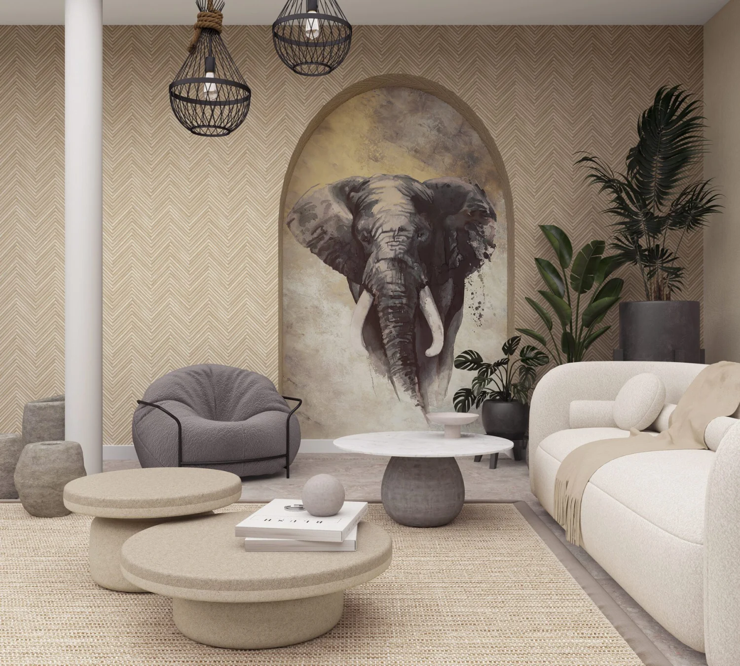 Travertino 33098 - panel str 1,59 x 2,70