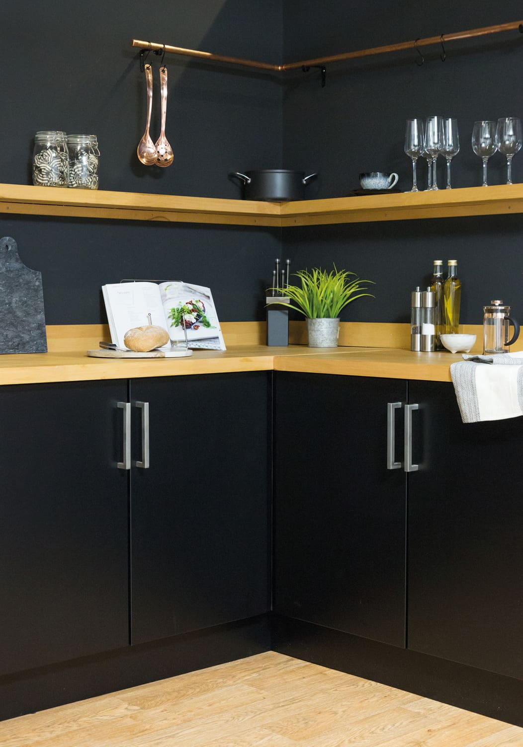 Dekorfolie 200-5010  Svart RAL 9011 matt 90cm x 15m