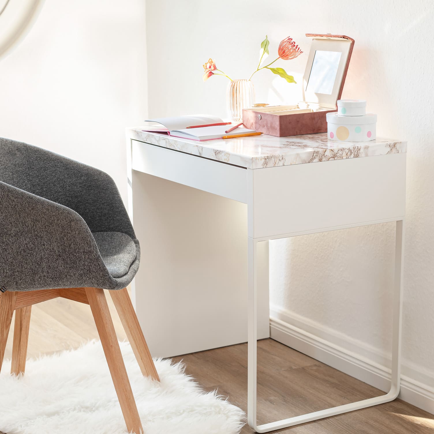 Dekorfolie 346-8032  Marmor Cortes brun 67,5cm x 2m