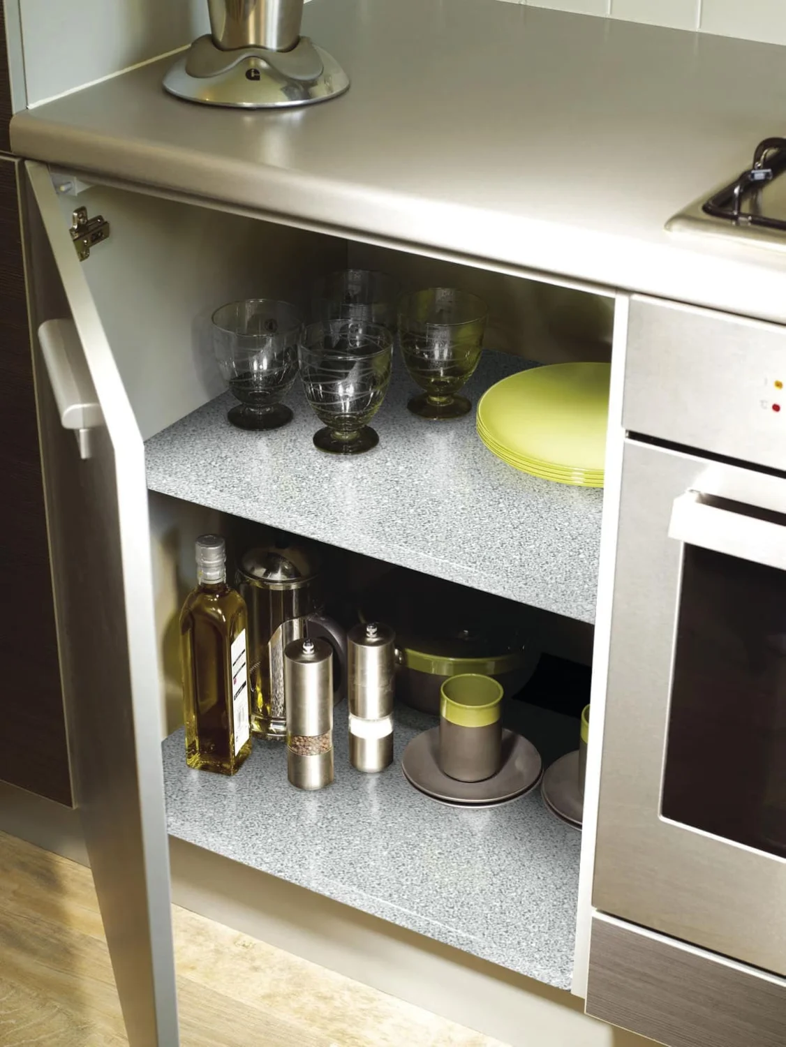 Dekorfolie 346-0223  Sabbia lysgrå 45cm x 2m