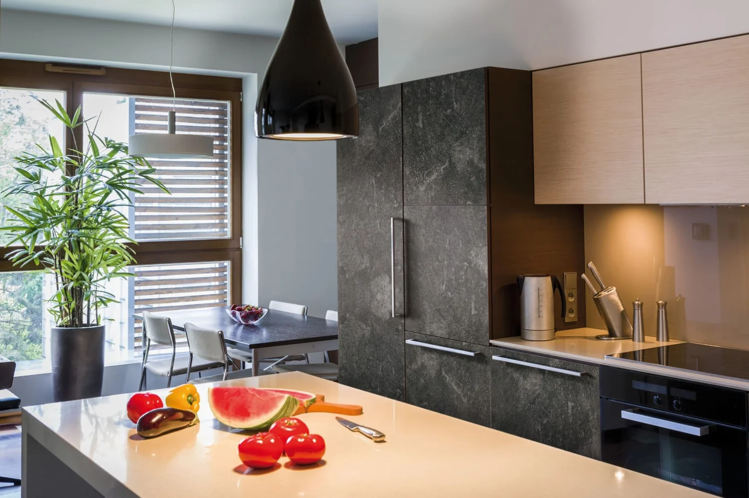 Dekorfolie 346-5358  Stein svart 90cm x 2,1m