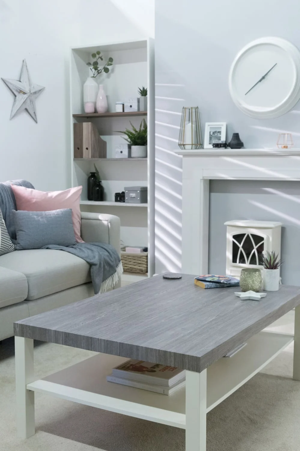 Dekorfolie 346-5350  Sheffield eik perlegrå 90cm x 2,1m