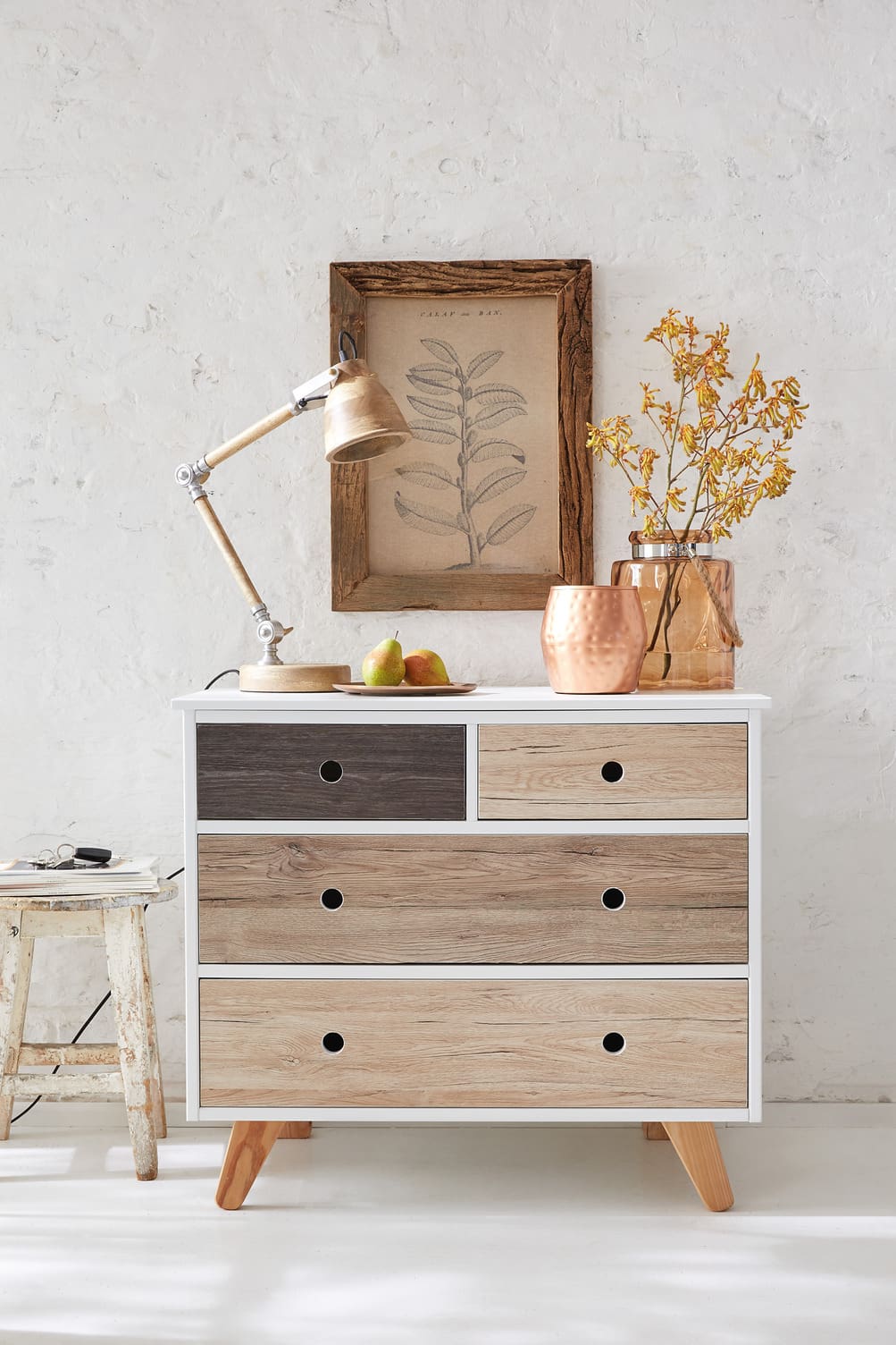 Dekorfolie 200-3188  Eik Santana kalk 45cm x 15m