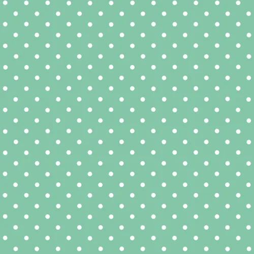 Dekorfolie 346-0648  Mint hvite prikker 45cm x 2m