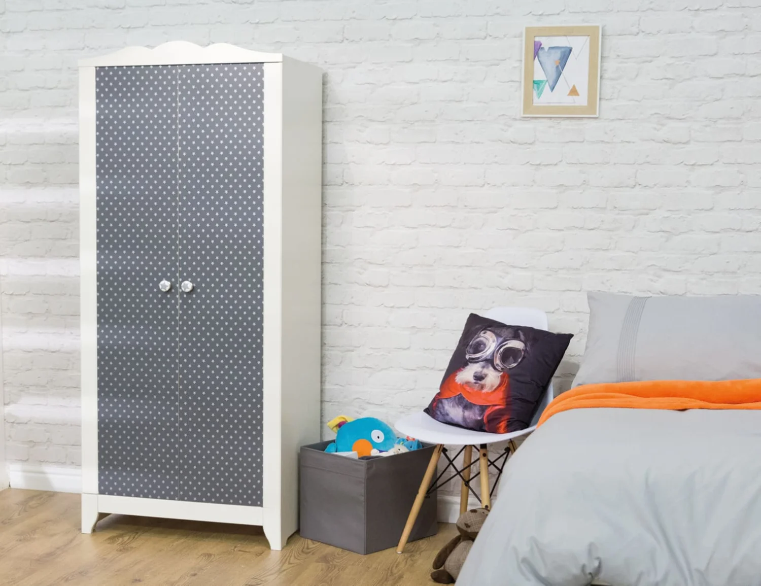 Dekorfolie 346-0653  Stjerner 45cm x 2m*-utgått