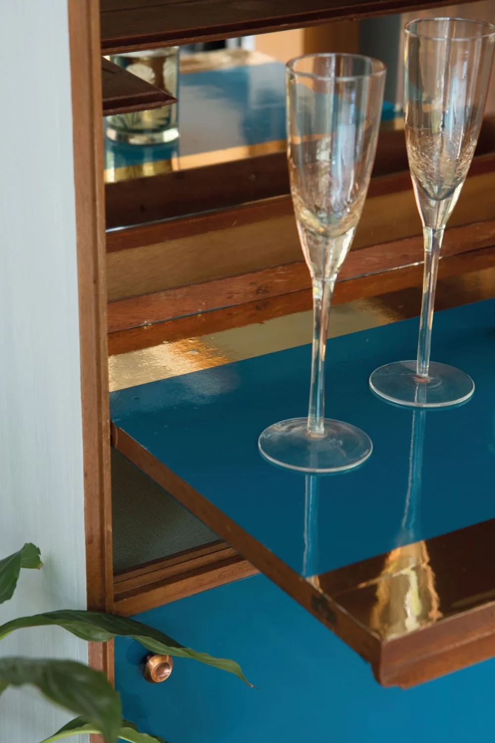 Dekorfolie 346-0674  Petrol RAL 5009 lakk 45cm x 2m