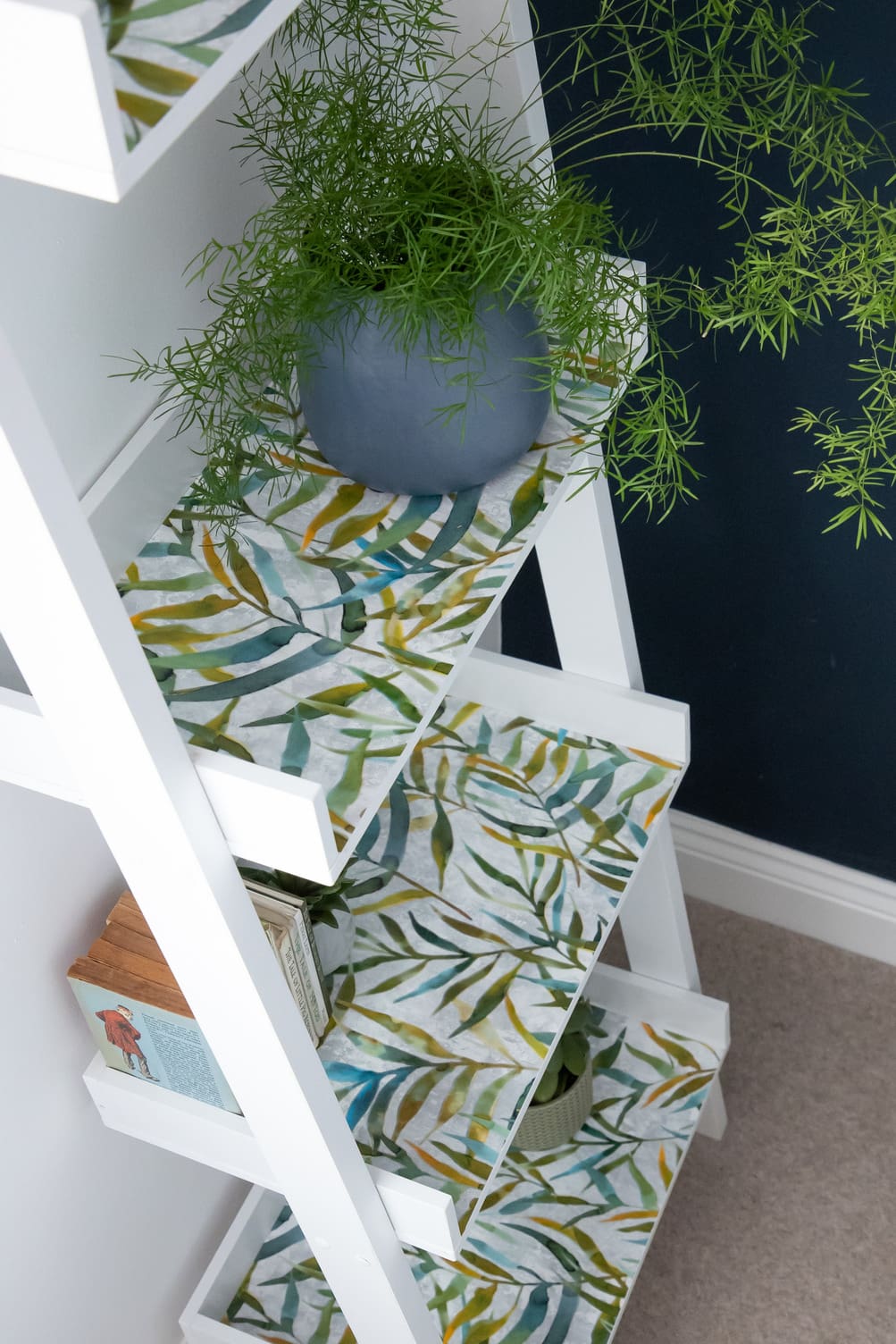 Dekorfolie 346-8185  PALMEBLAD 346-8185 67,5cm x 2m