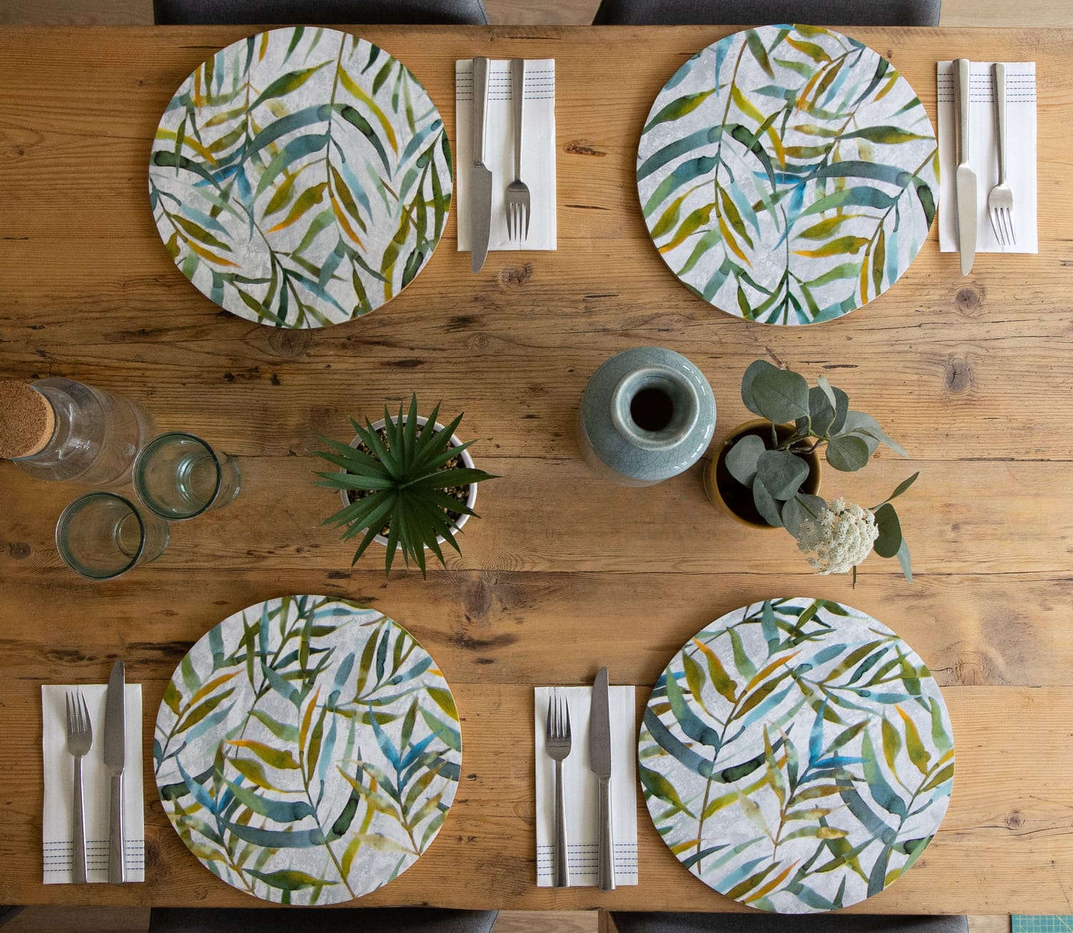 Dekorfolie 346-8185  PALMEBLAD 346-8185 67,5cm x 2m