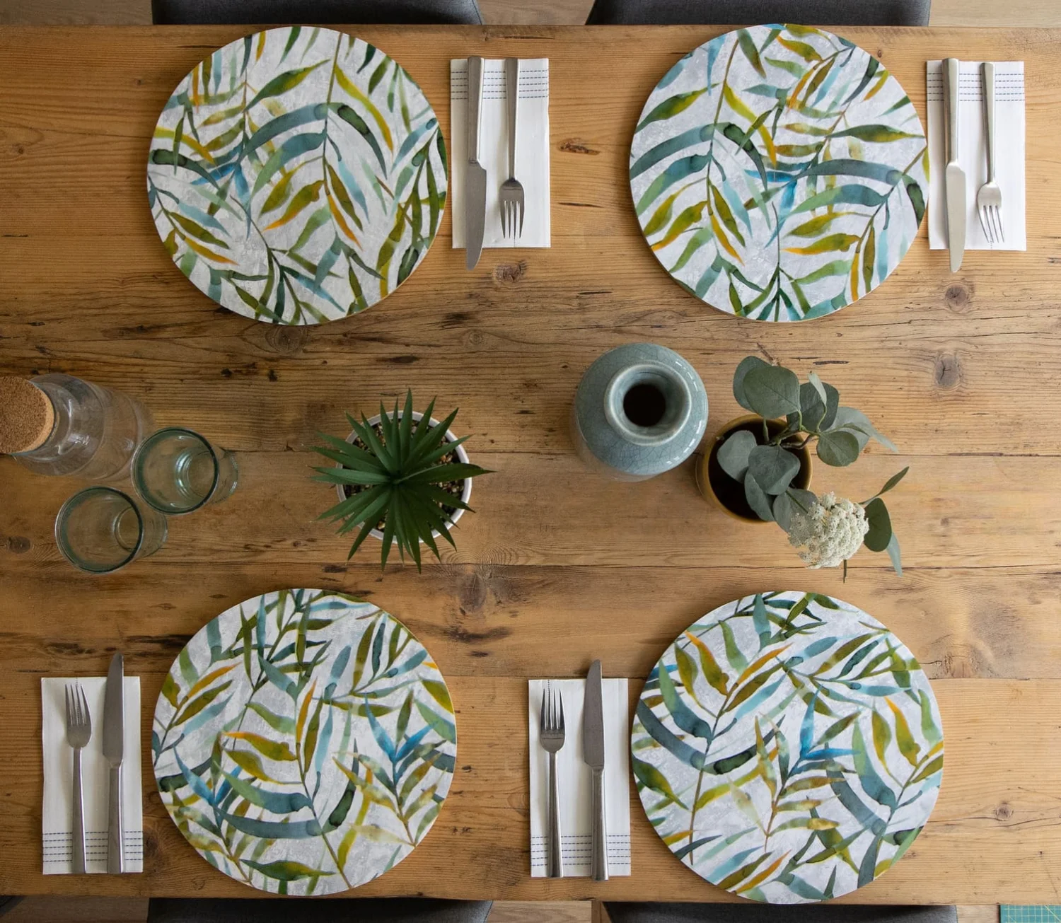 Dekorfolie 346-0685  PALMEBLAD 346-0685 45cm x 2m