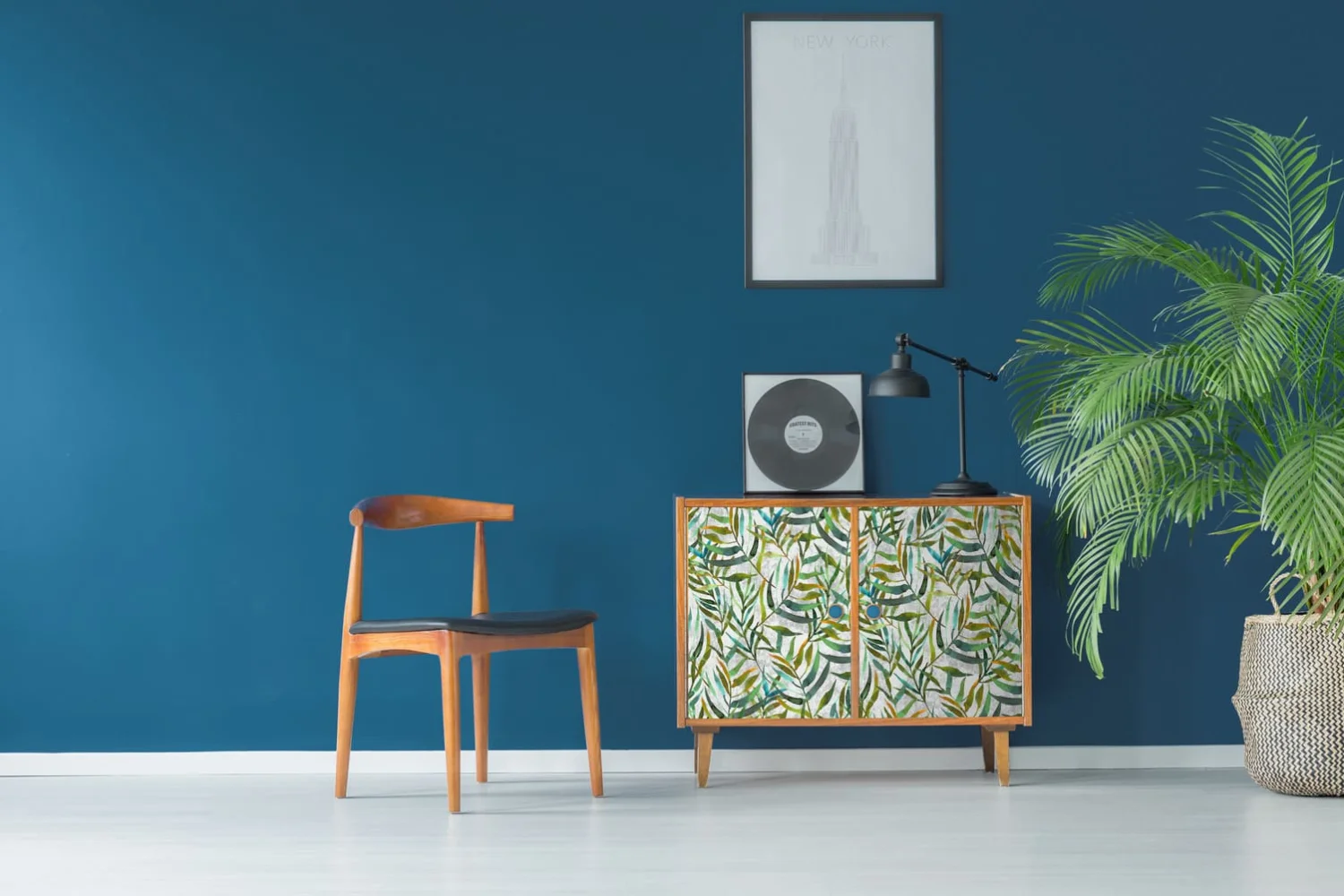 Dekorfolie 346-0685  PALMEBLAD 346-0685 45cm x 2m