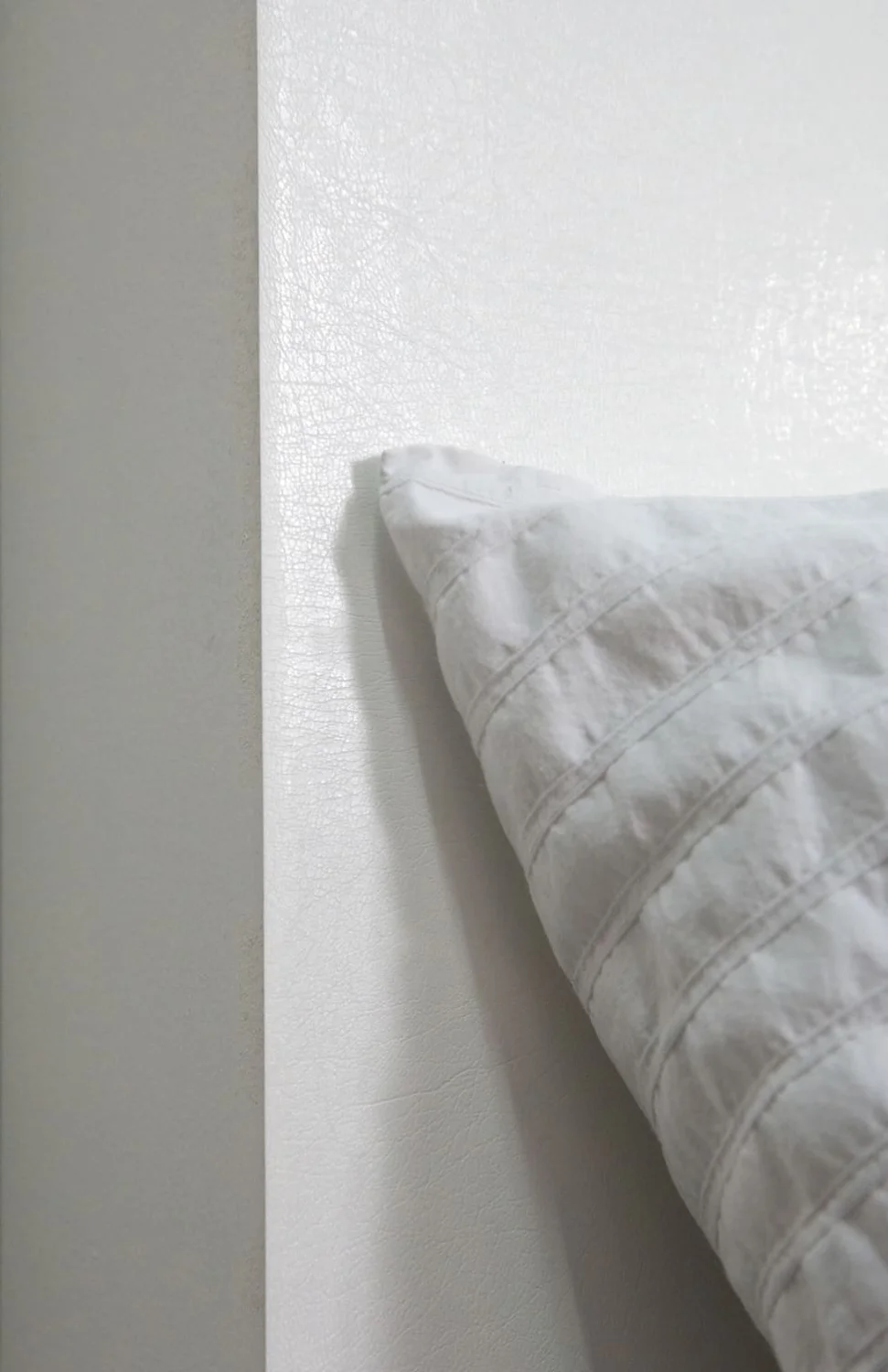 Dekorfolie 346-0530  Lær hvit 45cm x 2m