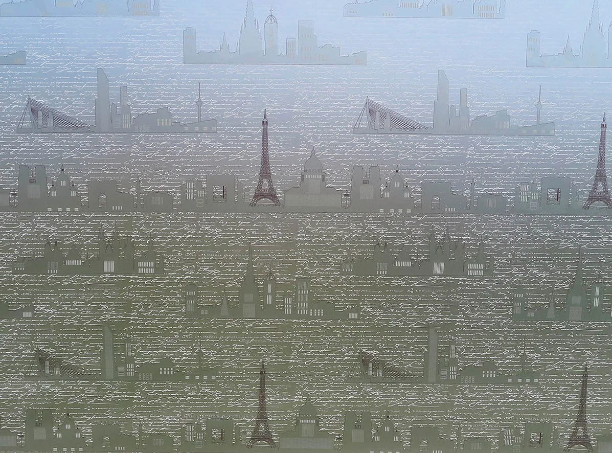 Vindusfolie A12A1C43  Traveling 46cm x 1,5m