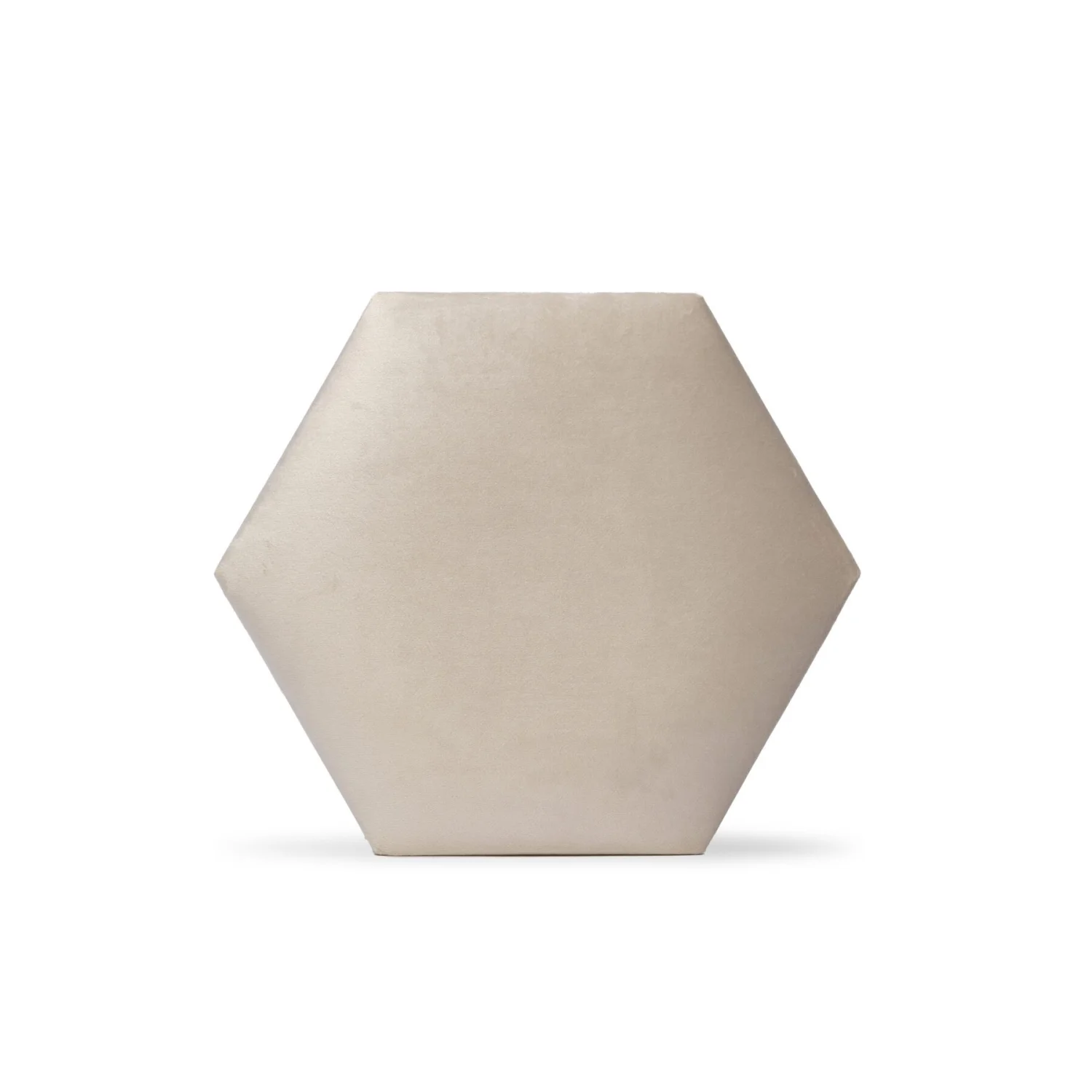 Luxury Textile Velvet Hexagon Beige 20550201*