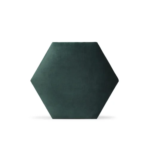 Luxury Textile Velvet Hexagon Green 20550203*