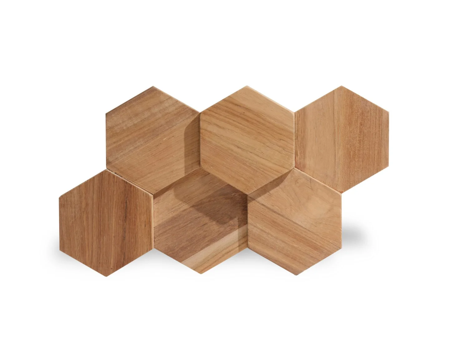 Ultrawood Hexagon Teak 22760414 (5 plater)