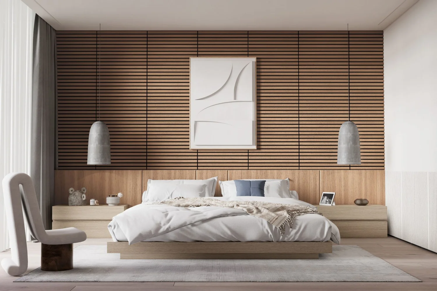 Akustikk-spiler Valnøtt 22780061 (6 plater)