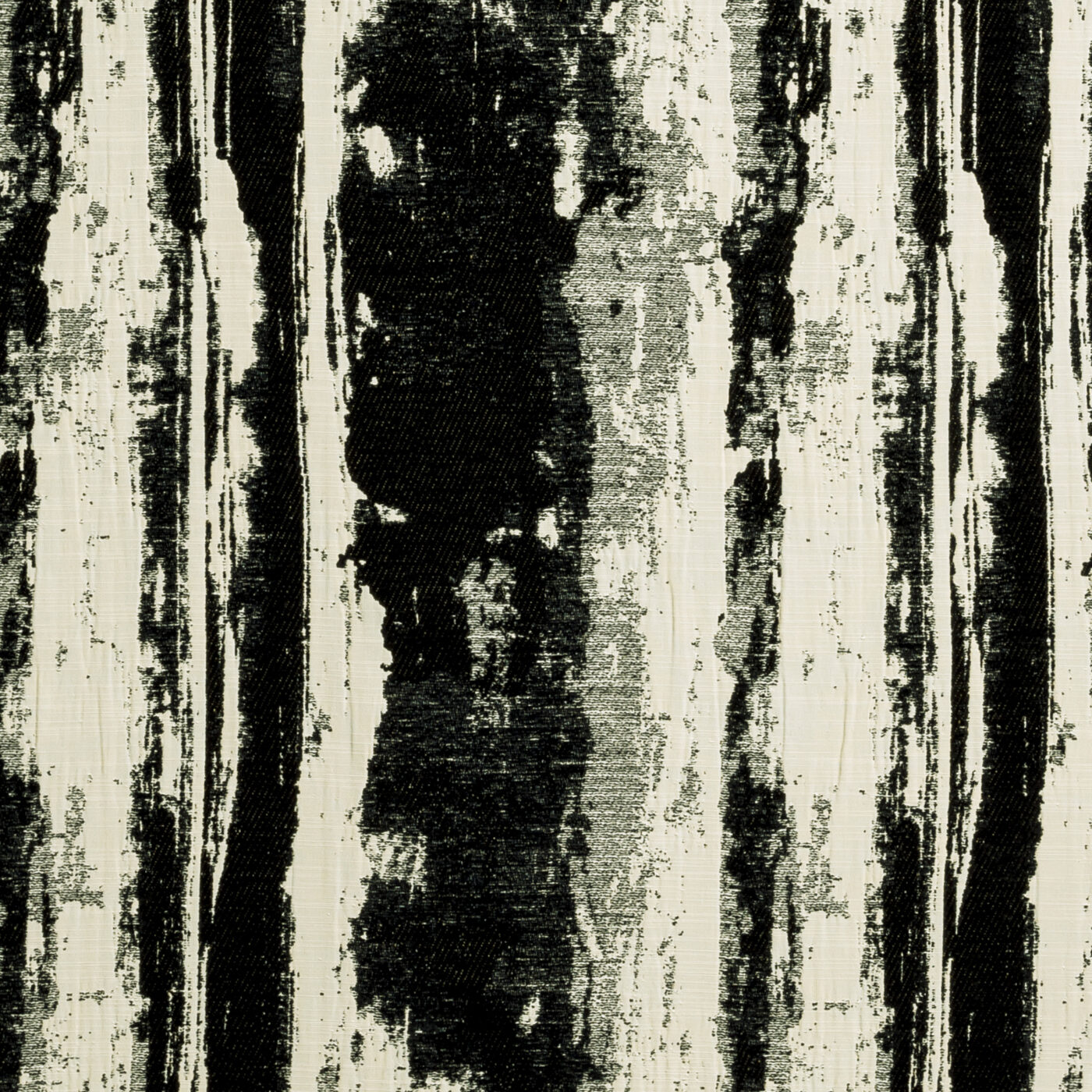 Tekstil med svartmalte striper